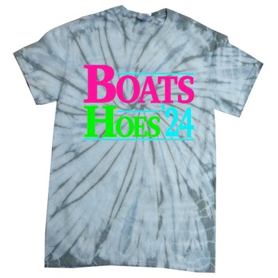 Boats And Hoes 2024 Tie-Dye T-Shirt