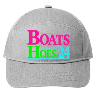 Boats And Hoes 2024 7-Panel Snapback Hat