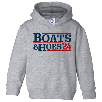 Boats And Hoes 2024 Election Funny Toddler Hoodie