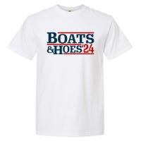 Boats And Hoes 2024 Election Funny Garment-Dyed Heavyweight T-Shirt