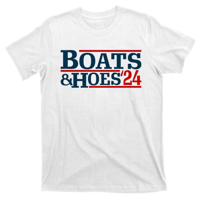 Boats And Hoes 2024 Election Funny T-Shirt