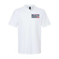 Boats And Hoes 2024 Election Funny Softstyle Adult Sport Polo