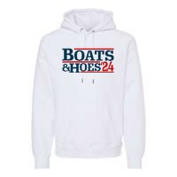 Boats And Hoes 2024 Election Funny Premium Hoodie