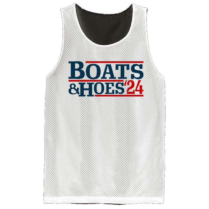 Boats And Hoes 2024 Election Funny Mesh Reversible Basketball Jersey Tank