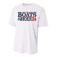 Boats And Hoes 2024 Election Funny Performance Sprint T-Shirt