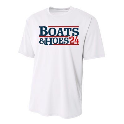 Boats And Hoes 2024 Election Funny Performance Sprint T-Shirt