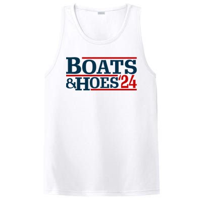 Boats And Hoes 2024 Election Funny PosiCharge Competitor Tank