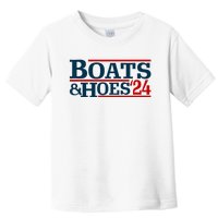 Boats And Hoes 2024 Election Funny Toddler T-Shirt