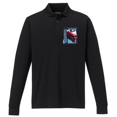 Born Aquarius Horoscope Performance Long Sleeve Polo