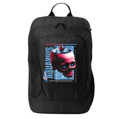 Born Aquarius Horoscope City Backpack