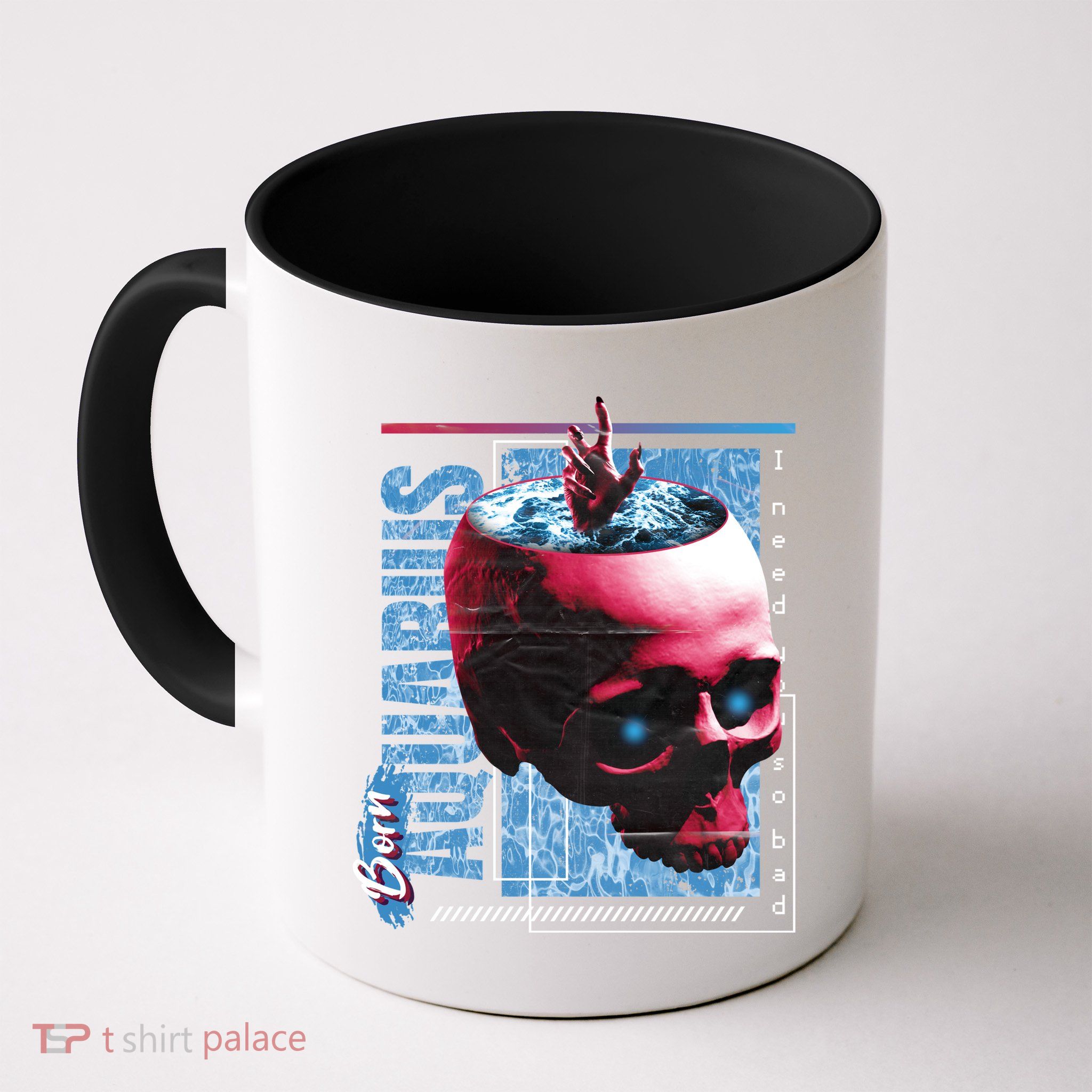 Born Aquarius Horoscope Mug