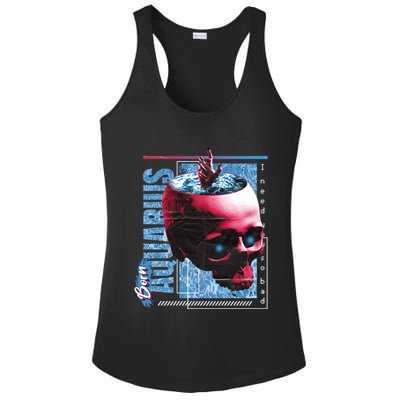 Born Aquarius Horoscope Ladies PosiCharge Competitor Racerback Tank