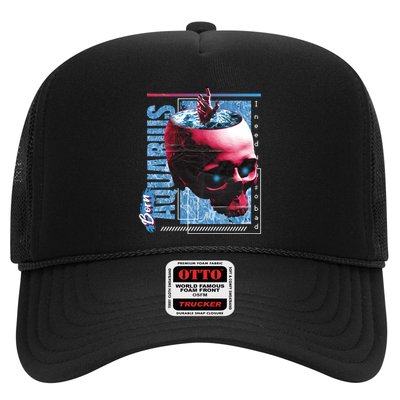 Born Aquarius Horoscope Trucker Hat