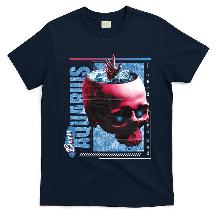 Born Aquarius Horoscope T-Shirt