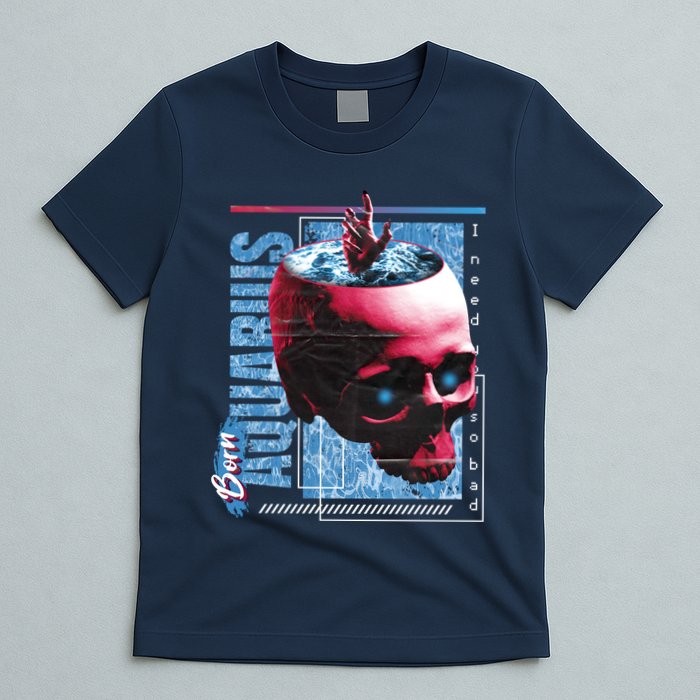 Born Aquarius Horoscope T-Shirt