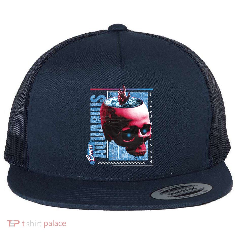 Born Aquarius Horoscope Flatbill Hat
