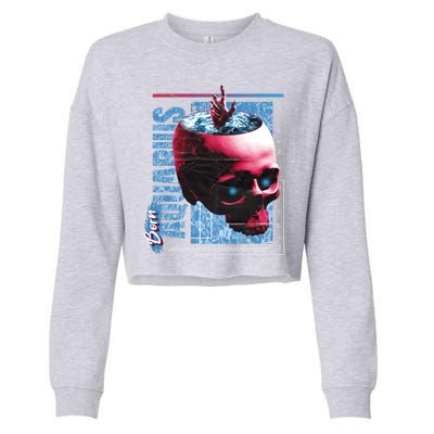 Born Aquarius Horoscope Cropped Pullover Crew