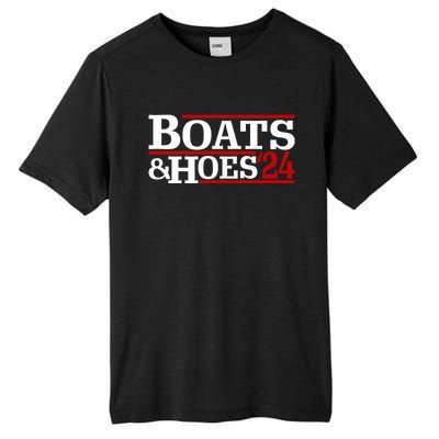 Boats And Hoes 2024 Election Funny Tall Fusion ChromaSoft Performance T-Shirt