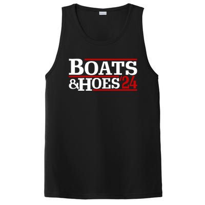 Boats And Hoes 2024 Election Funny PosiCharge Competitor Tank