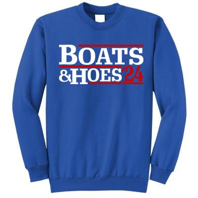 Boats And Hoes 2024 Election Funny Tall Sweatshirt