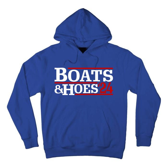 Boats And Hoes 2024 Election Funny Tall Hoodie