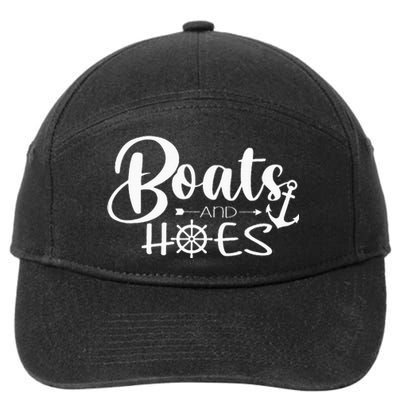 Boats And Hoes 7-Panel Snapback Hat