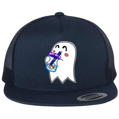 Booba A Haunted Treat Flat Bill Trucker Hat