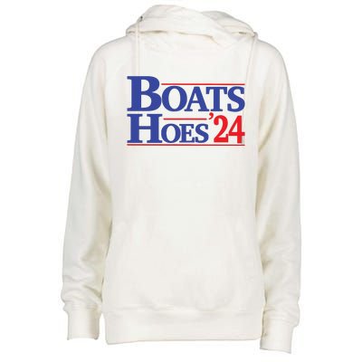 Boats And Hoes 2024 Election Day Womens Funnel Neck Pullover Hood