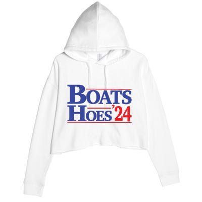 Boats And Hoes 2024 Election Day Crop Fleece Hoodie