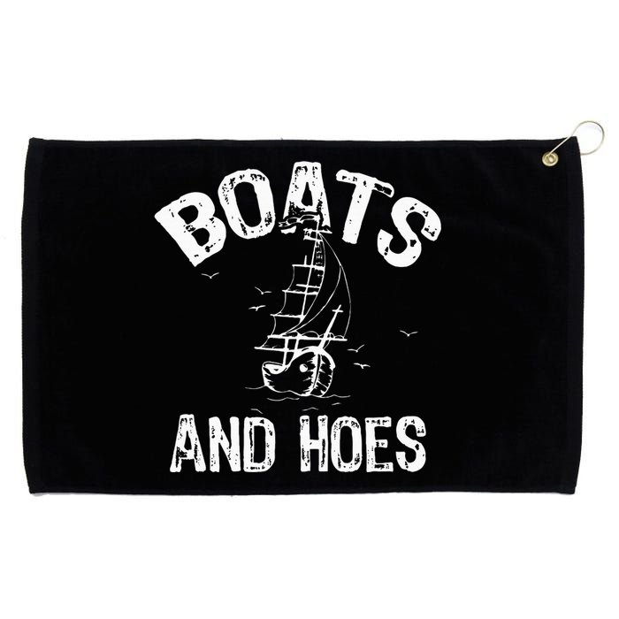 Boats And Hoes Grommeted Golf Towel