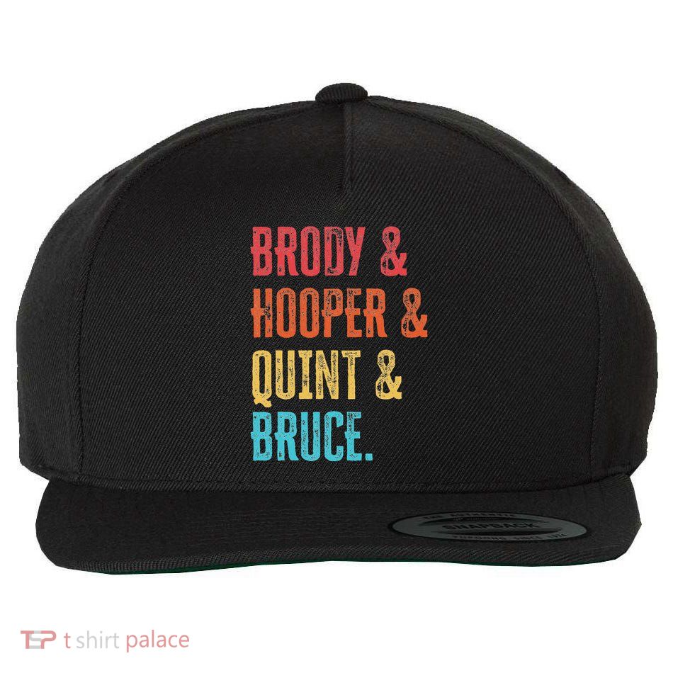 Brody And Hooper And Quint And Bruce Wool Snapback Cap