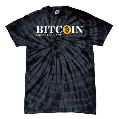 Bitcoin Accepted Here Tie-Dye T-Shirt