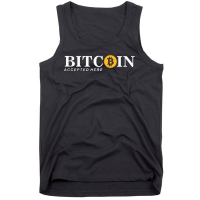 Bitcoin Accepted Here Tank Top