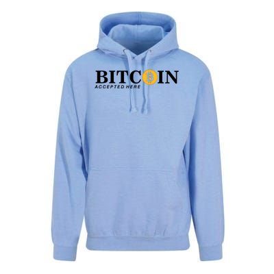 Bitcoin Accepted Here Unisex Surf Hoodie