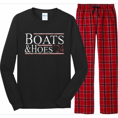 Boats And Hoes 2024 Political Election Long Sleeve Pajama Set