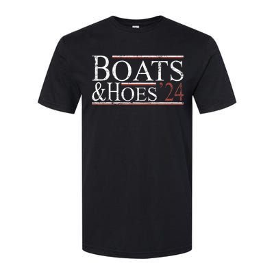 Boats And Hoes 2024 Political Election Softstyle CVC T-Shirt