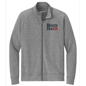 Boats And Hoes 2024 Election Funny Stretch Full-Zip Cadet Jacket