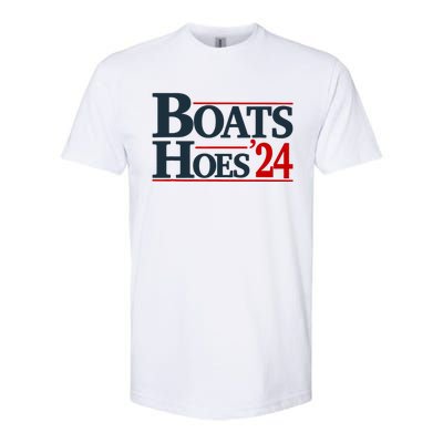 Boats And Hoes 2024 Election Funny Softstyle® CVC T-Shirt