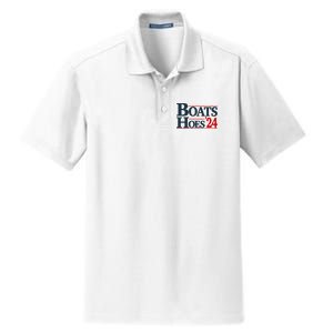 Boats And Hoes 2024 Election Funny Dry Zone Grid Polo