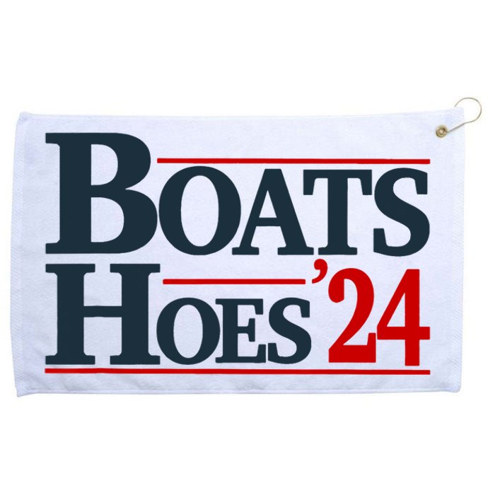 Boats And Hoes 2024 Election Funny Grommeted Golf Towel