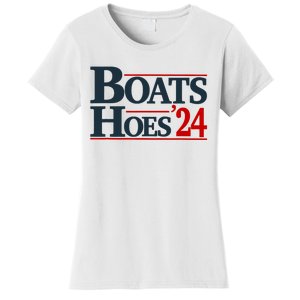 Boats And Hoes 2024 Election Funny Women's T-Shirt