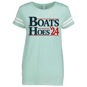 Boats And Hoes 2024 Election Funny Enza Ladies Jersey Football T-Shirt