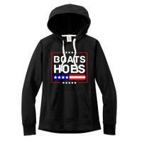 Boats And Hoes 2024 Election Funny Women's Fleece Hoodie