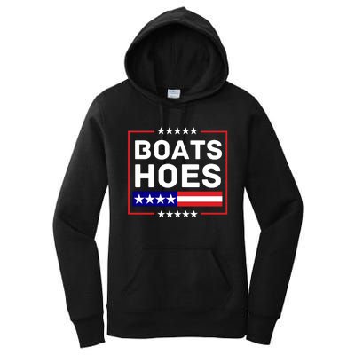 Boats And Hoes 2024 Election Funny Women's Pullover Hoodie