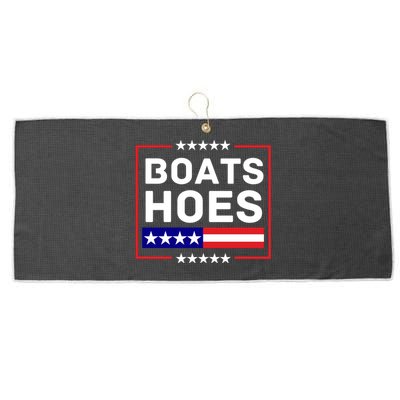 Boats And Hoes 2024 Election Funny Large Microfiber Waffle Golf Towel