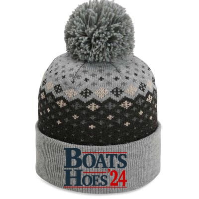 Boats And Hoes 2024 Election Funny The Baniff Cuffed Pom Beanie