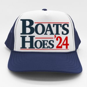 Boats And Hoes 2024 Election Funny Trucker Hat