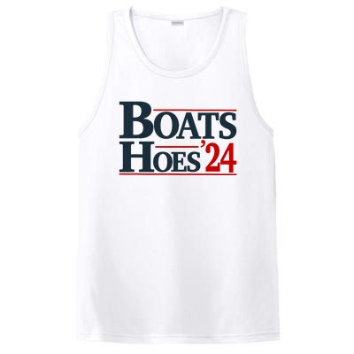 Boats And Hoes 2024 Election Funny PosiCharge Competitor Tank