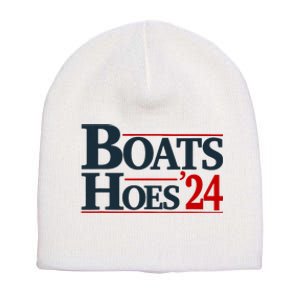 Boats And Hoes 2024 Election Funny Short Acrylic Beanie