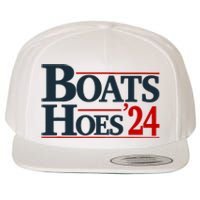 Boats And Hoes 2024 Election Funny Wool Snapback Cap